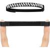 image:imageAllegra K Womens Rhinestone Detachable Elastic Band Ankle Shoe Straps for HeelsBlacksilver