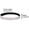 image:imageAllegra K Womens Rhinestone Detachable Elastic Band Ankle Shoe Straps for HeelsPinksilver