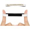 image:imageAllegra K Womens Rhinestone Detachable Elastic Band Ankle Shoe Straps for HeelsWhite