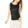 image:imageAllegra K Womens Shiny Top Party Club Cami Sparkly Metallic Tank TopBlack