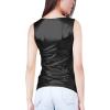image:imageAllegra K Womens Shiny Top Party Club Cami Sparkly Metallic Tank TopBlack