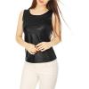 image:imageAllegra K Womens Shiny Top Party Club Cami Sparkly Metallic Tank TopBlack