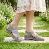 image:imageAllegra K Womens Walking Sandals Elastic Strap Wedge Heel SandalsGreen1