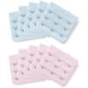 image:imageAllegra K 3 Hook 3 Row Stretchy Bra Strap Extenders Buckle Hooks Bra Band for WomenSky Bluelight Pink