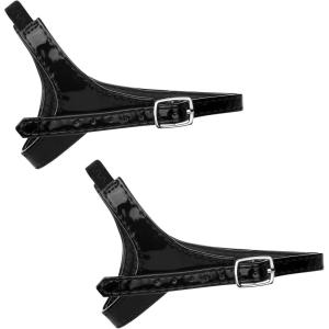 image:imageAllegra K Womens Detachable Adjustable Shoe Straps Belts Bands for Holding Loose High HeelsGlossy Black