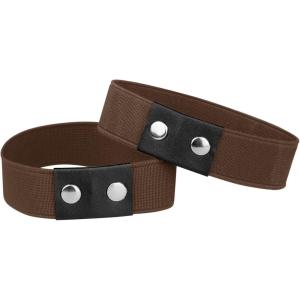 image:imageAllegra K Womens Detachable Shoe Strap Belt Band Replacement Elastic Ankle Straps for HeelsBrown