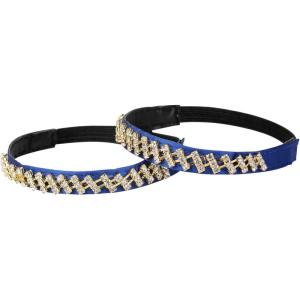 image:imageAllegra K Womens Rhinestone Detachable Elastic Band Ankle Shoe Straps for HeelsBluegolden
