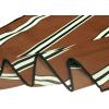 image:imageAllegra K 50cm Small Stripe Print Square Neck Wrap Scarves Head Scarf Kerchief Neckerchief Bandana for WomenBrown With Buckle