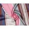 image:imageAllegra K 50cm Small Stripe Print Square Neck Wrap Scarves Head Scarf Kerchief Neckerchief Bandana for WomenPink