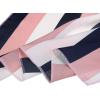 image:imageAllegra K 50cm Small Stripe Print Square Neck Wrap Scarves Head Scarf Kerchief Neckerchief Bandana for WomenPink White