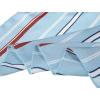 image:imageAllegra K 50cm Small Stripe Print Square Neck Wrap Scarves Head Scarf Kerchief Neckerchief Bandana for WomenSky Blue