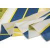 image:imageAllegra K 50cm Small Stripe Print Square Neck Wrap Scarves Head Scarf Kerchief Neckerchief Bandana for WomenYellow