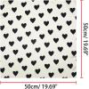 image:imageAllegra K 50cm Women Love Heart Small Square Scarves Kerchief Head Neck Scarf NeckerchiefWhite Big Dot