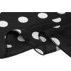 image:imageAllegra K 50cm70cm 1950s Vintage Retro Polka Dot Square Scarf Head Neck Scarves Kerchief NeckerchiefBlack Big Dot