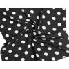 image:imageAllegra K 50cm70cm 1950s Vintage Retro Polka Dot Square Scarf Head Neck Scarves Kerchief NeckerchiefBlack With Buckle