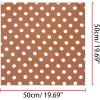 image:imageAllegra K 50cm70cm 1950s Vintage Retro Polka Dot Square Scarf Head Neck Scarves Kerchief NeckerchiefCaramel