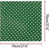 image:imageAllegra K 50cm70cm 1950s Vintage Retro Polka Dot Square Scarf Head Neck Scarves Kerchief NeckerchiefGreen