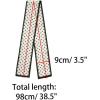 image:imageAllegra K 50s Ribbon Skinny Scarf Lovely Polka Dots Pattern for Bags Hair Band Neck WrapsBeige Small Dot