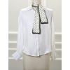 image:imageAllegra K 50s Ribbon Skinny Scarf Lovely Polka Dots Pattern for Bags Hair Band Neck WrapsBeige Small Dot