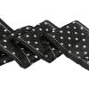 image:imageAllegra K 50s Ribbon Skinny Scarf Lovely Polka Dots Pattern for Bags Hair Band Neck WrapsBlack Small Dot