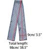 image:imageAllegra K 50s Ribbon Skinny Scarf Lovely Polka Dots Pattern for Bags Hair Band Neck WrapsBlue Small Dot