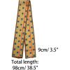 image:imageAllegra K 50s Ribbon Skinny Scarf Lovely Polka Dots Pattern for Bags Hair Band Neck WrapsBrown Big Dot