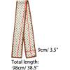 image:imageAllegra K 50s Ribbon Skinny Scarf Lovely Polka Dots Pattern for Bags Hair Band Neck WrapsBrown Small Dot