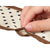 image:imageAllegra K 50s Ribbon Skinny Scarf Lovely Polka Dots Pattern for Bags Hair Band Neck WrapsBrown Small Dot
