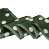 image:imageAllegra K 50s Ribbon Skinny Scarf Lovely Polka Dots Pattern for Bags Hair Band Neck WrapsDark Green Big Dot