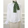 image:imageAllegra K 50s Ribbon Skinny Scarf Lovely Polka Dots Pattern for Bags Hair Band Neck WrapsDark Green Big Dot