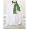 image:imageAllegra K 50s Ribbon Skinny Scarf Lovely Polka Dots Pattern for Bags Hair Band Neck WrapsGreen Small Dot