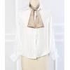 image:imageAllegra K 50s Ribbon Skinny Scarf Lovely Polka Dots Pattern for Bags Hair Band Neck WrapsKhaki Small Dot