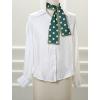 image:imageAllegra K 50s Ribbon Skinny Scarf Lovely Polka Dots Pattern for Bags Hair Band Neck WrapsNavy Blue Big Dot