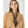 image:imageAllegra K 70cm Animal Leopard Print Silk Feeling Square Scarf Kerchief Neckerchief BandanaBrown