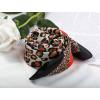 image:imageAllegra K 70cm Animal Leopard Print Silk Like Square Scarves Kerchief Neck Head Scarf Neckerchief BandanaOrange