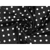 image:imageAllegra K 70cm Polka Dots Square Scarf Neck Scarves Kerchief Neckerchief Headband for WomenBlack