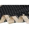 image:imageAllegra K 70cm Polka Dots Square Scarf Neck Scarves Kerchief Neckerchief Headband for WomenBlack Beige