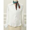image:imageAllegra K 70cm Polka Dots Square Scarf Neck Scarves Kerchief Neckerchief Headband for WomenDark Green