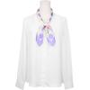 image:imageAllegra K 70cm Polka Dots Square Scarf Neck Scarves Kerchief Neckerchief Headband for WomenLight Purple Rose