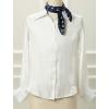 image:imageAllegra K 70cm Polka Dots Square Scarf Neck Scarves Kerchief Neckerchief Headband for WomenNavy Blue