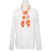 image:imageAllegra K 70cm Polka Dots Square Scarf Neck Scarves Kerchief Neckerchief Headband for WomenOrange Rose