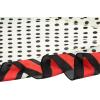 image:imageAllegra K 70cm Polka Dots Square Scarf Neck Scarves Kerchief Neckerchief Headband for WomenRed Beige