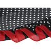 image:imageAllegra K 70cm Polka Dots Square Scarf Neck Scarves Kerchief Neckerchief Headband for WomenRed Black