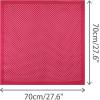 image:imageAllegra K 70cm Polka Dots Square Scarf Neck Scarves Kerchief Neckerchief Headband for WomenRed Dot