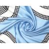 image:imageAllegra K 70cm Polka Dots Square Scarf Neck Scarves Kerchief Neckerchief Headband for WomenSky Blue
