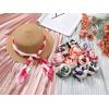 image:imageAllegra K 70cm Polka Dots Square Scarf Neck Scarves Kerchief Neckerchief Headband for WomenWine Red Rose