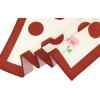 image:imageAllegra K 70cm Polka Dots Square Scarf Neck Scarves Kerchief Neckerchief Headband for WomenWine Red Rose