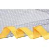 image:imageAllegra K 70cm Polka Dots Square Scarf Neck Scarves Kerchief Neckerchief Headband for WomenYellow Gray
