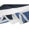 image:imageAllegra K 70cm Stripe Print Square Scarves Kerchief Neck Head Scarf Neckerchief Headband for LadiesBlue White