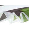 image:imageAllegra K 70cm Stripe Print Square Scarves Kerchief Neck Head Scarf Neckerchief Headband for LadiesGray Green